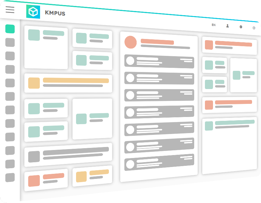 KMPUS features dashboard overview